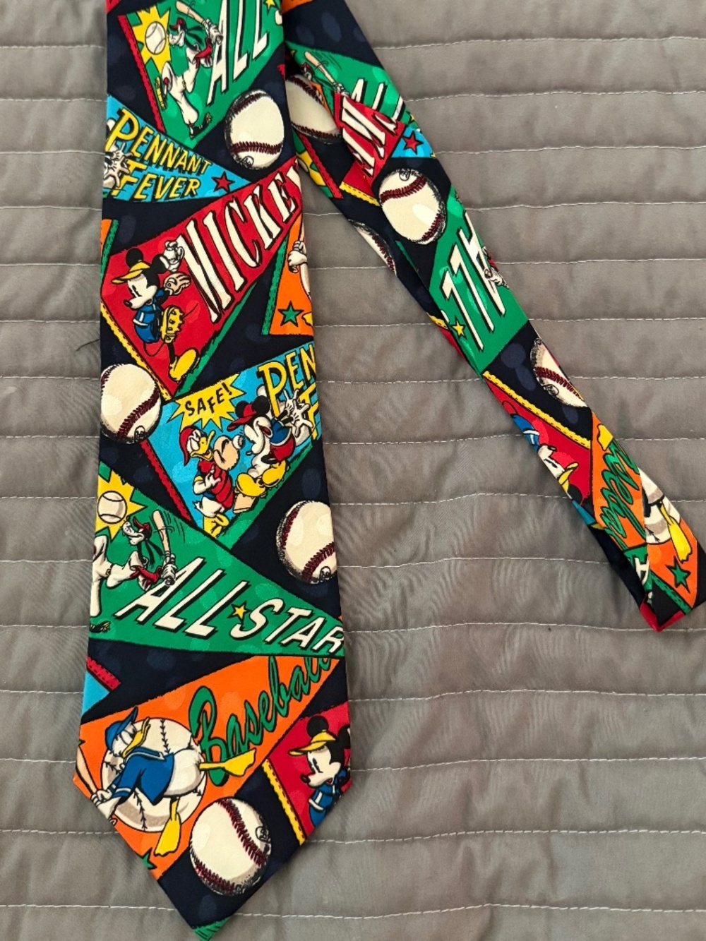 MICKY INC, BASEBALL TIE SILK